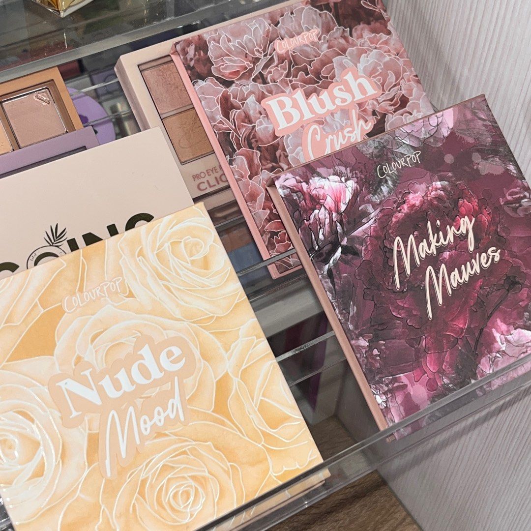 Colourpop 眼影盤 going coconuts making mauves blush crush nude mood