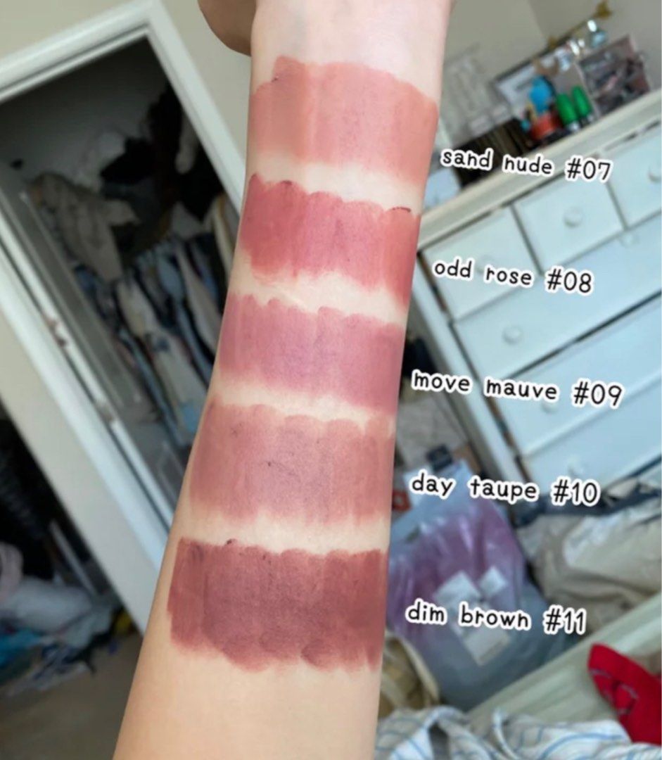 Peripera Ink Velvet Intense Lipstick Shade Sand Nude Shade Move Mauve Beauty