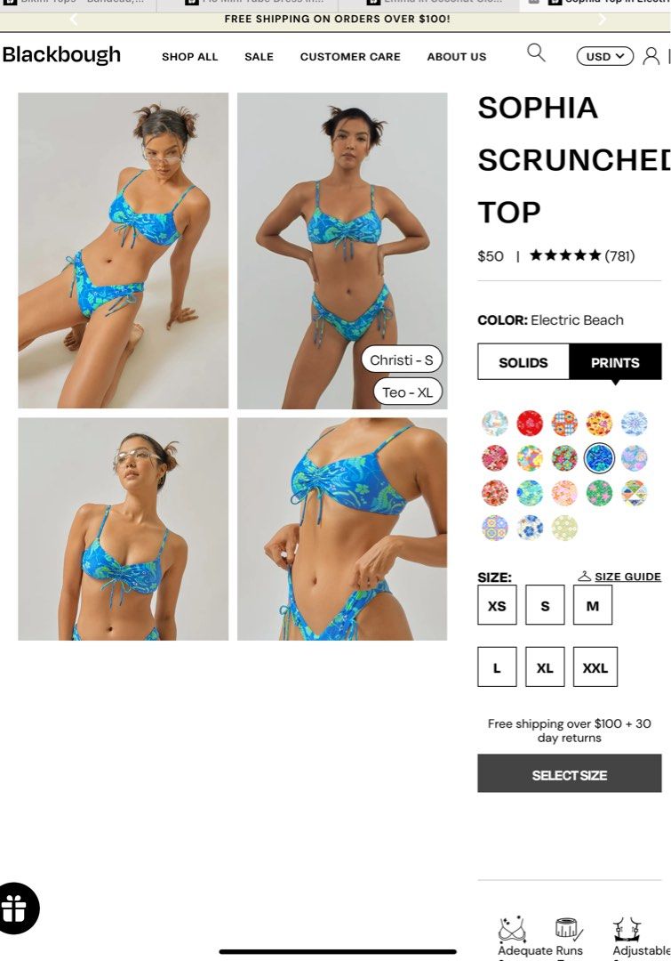 Blackbough Sophia Bikini Women S Fashion Swimwear Bikinis