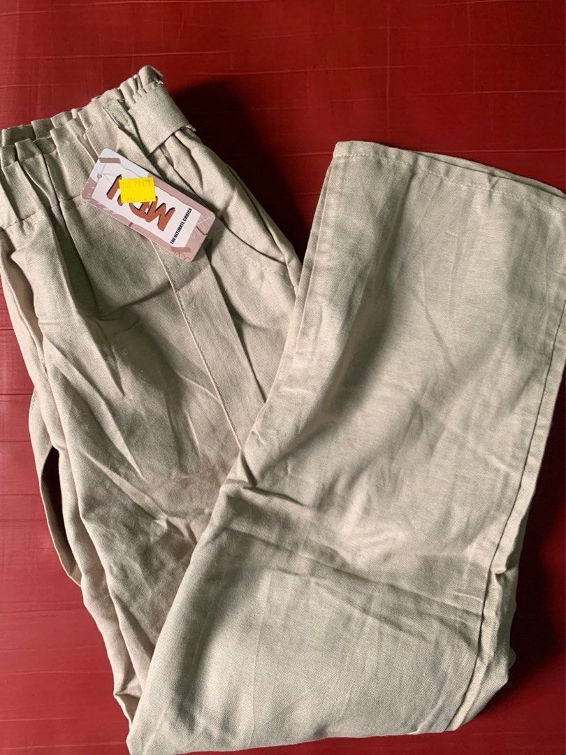 Dini Pants Nude Fesyen Wanita Pakaian Wanita Bawahan Di Carousell