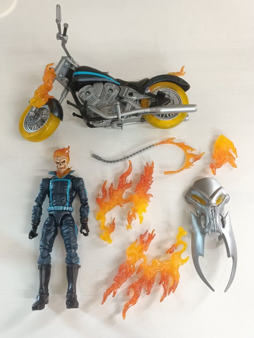 Authentic Hasbro Marvel Legend Series 6 Inch Ghost Rider With Flame