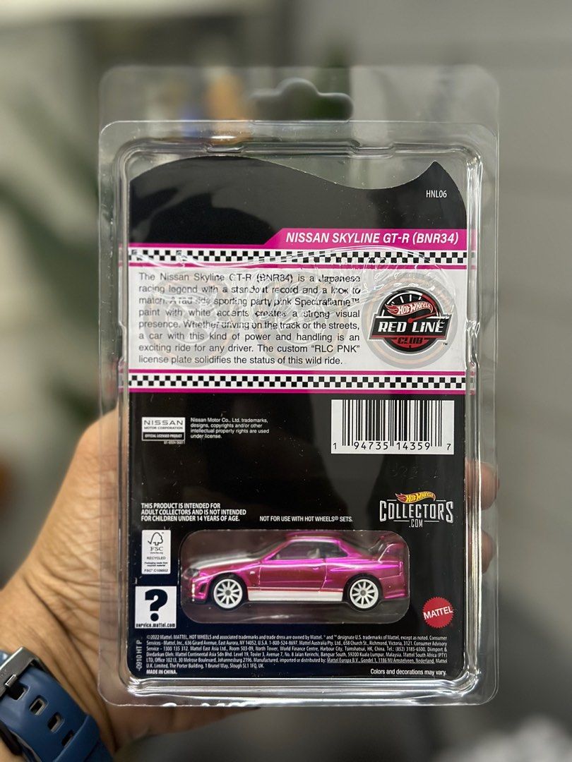 Hot Wheels Nissan Skyline R Pink RLC Hobbies Toys Toys Games On Carousell