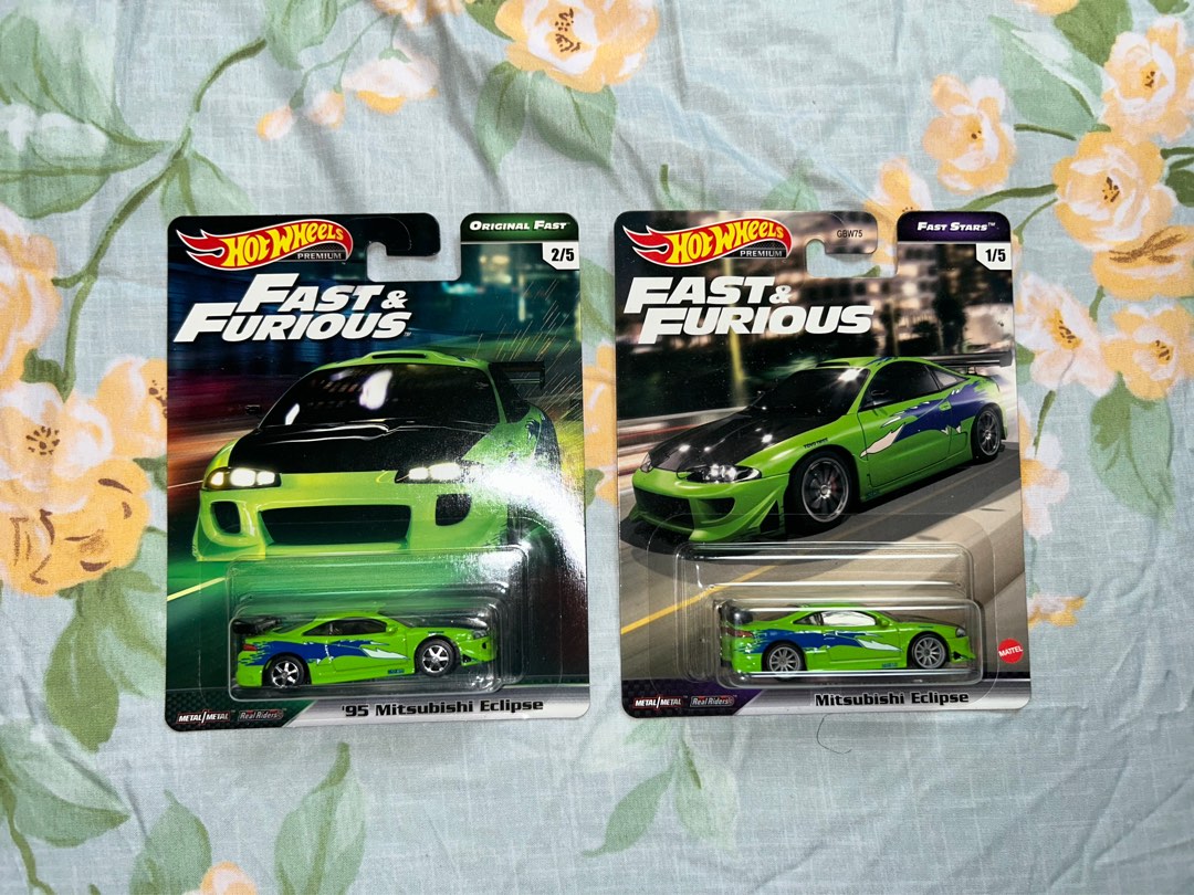 Hot Wheels Premium Fast And Furious Mitsubishi Eclipse Original Fast Fast Stars Hobbies