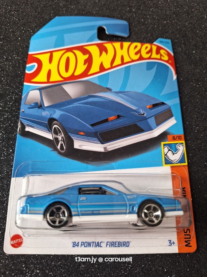 Hot Wheels 84 Pontiac Firebird Blue Hobbies Toys Toys Games On Carousell
