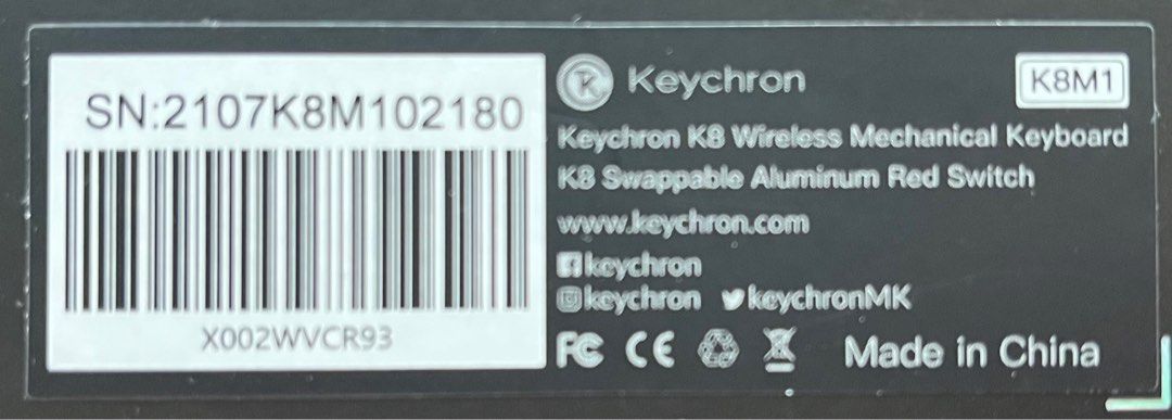 Keychron K Hot Swappable Wireless Mechanical Keyboard Computers Tech Parts Accessories