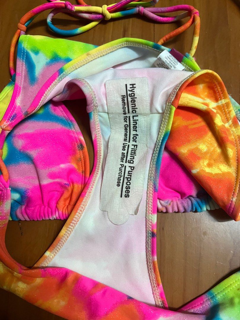 Ocean Pacific Psychedelic Bikini Top And Bottom M Women S Fashion