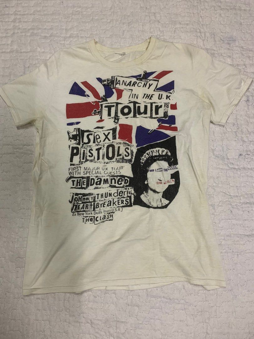 Vtg Sex Pistols Anarchy In Uk Tour Men S Fashion Tops Sets Tshirts