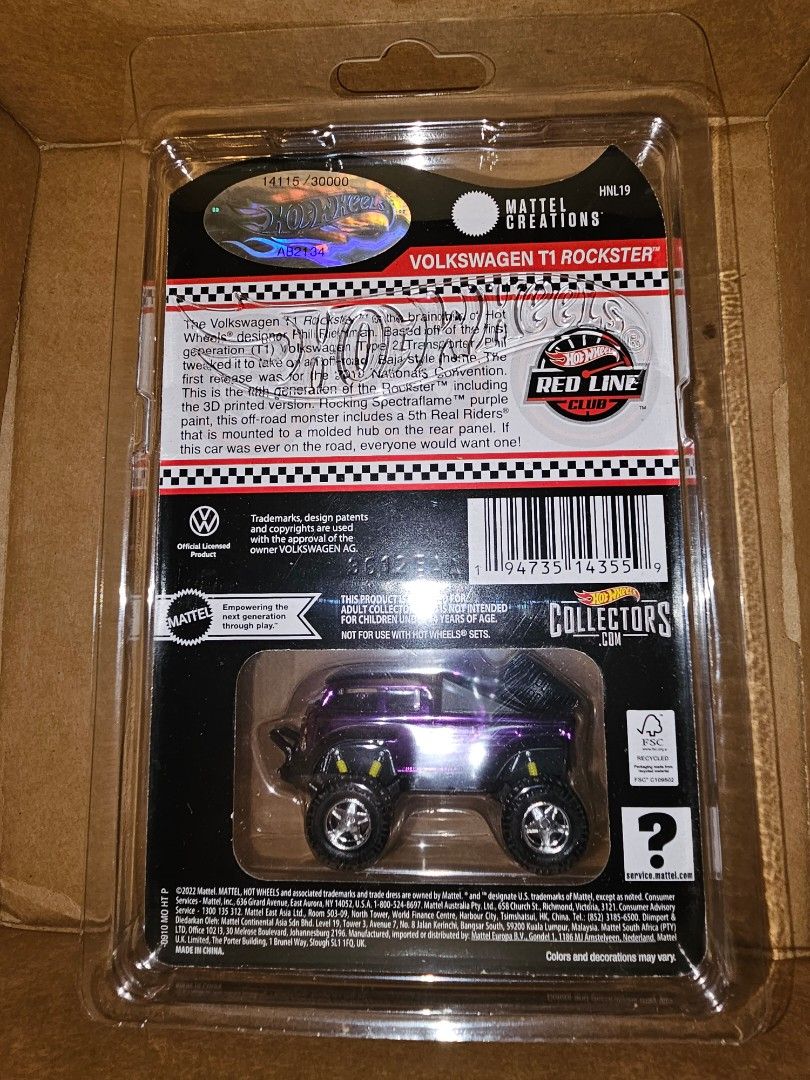 Hot Wheels Rlc Volkswagen T1 Rockster Hobbies Toys Toys Games On Carousell