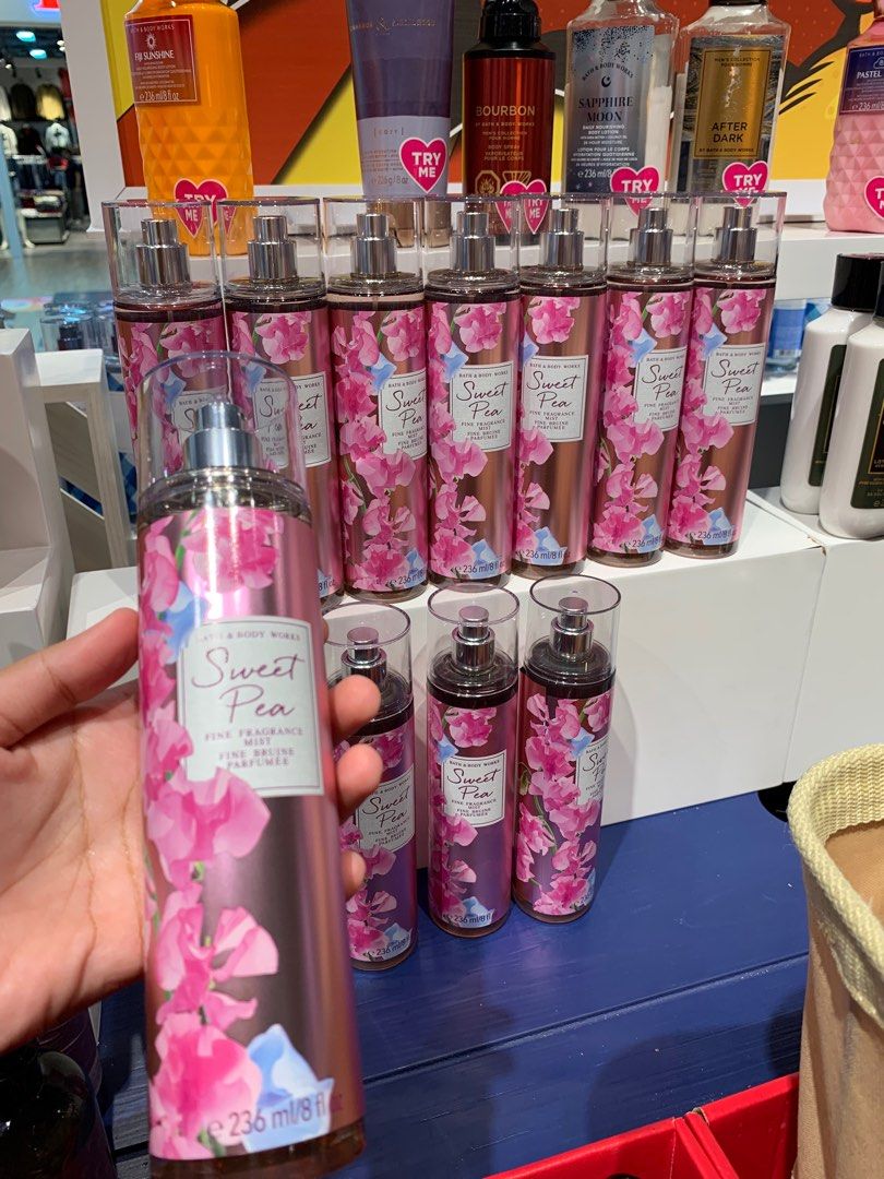 Sweet Pea Fragrance Mist Bbw Beauty Personal Care Fragrance
