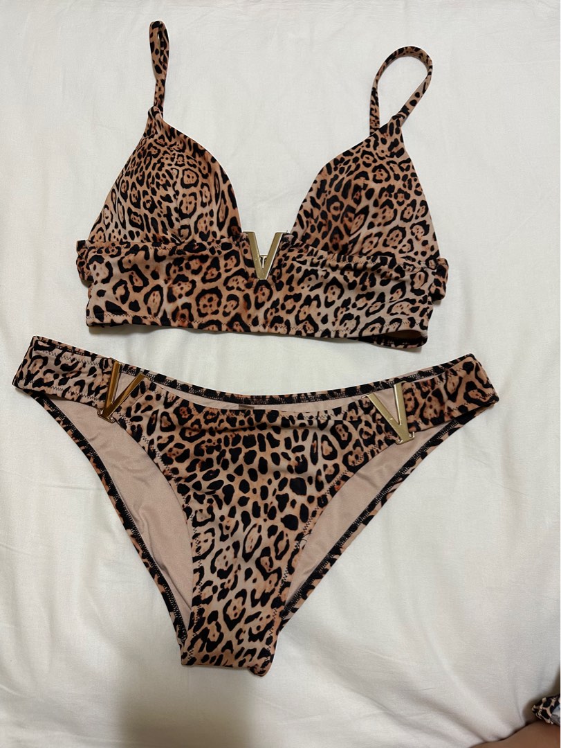 Victorias Secret Bikini Set In Leopard Prints Women S Fashion