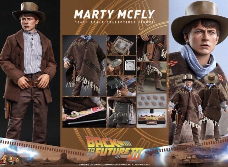 HOT TOYS Back to the Future Part III Marty McFly MMS 寵物用品 寵物家品及其他 Carousell