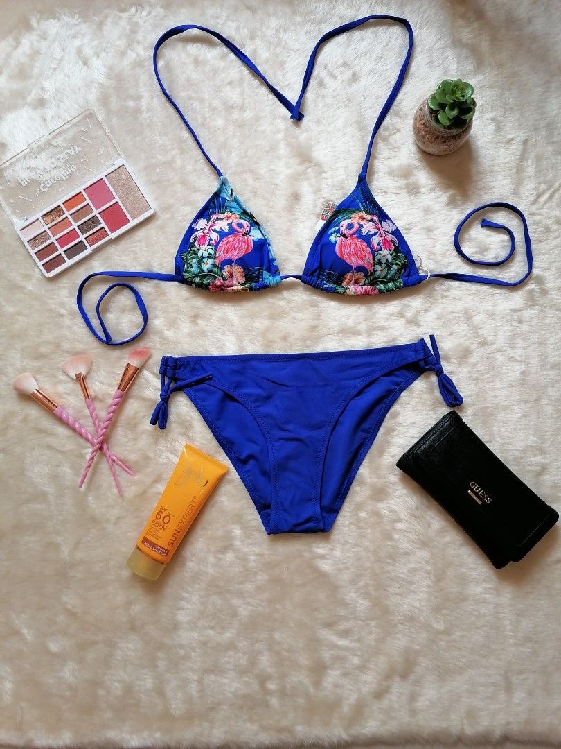 Pc Blue Bikini Set Women S Fashion Swimwear Bikinis Swimsuits On
