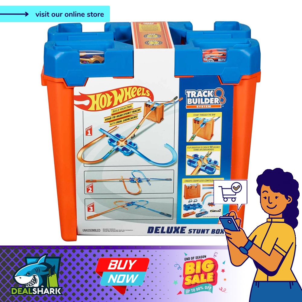 Hot Wheels GGP Track Builder Deluxe Stunt Box Hobbies Toys Toys Games On Carousell