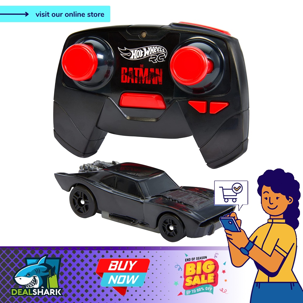 Hot Wheels RC 1 64 Scale The Batman Batmobile Remote Controlled Vehicle From The Movie USB