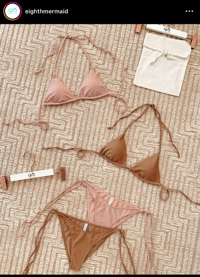 Eighthmermaid Kora Bikini Set Sandstone Women S Fashion Swimwear
