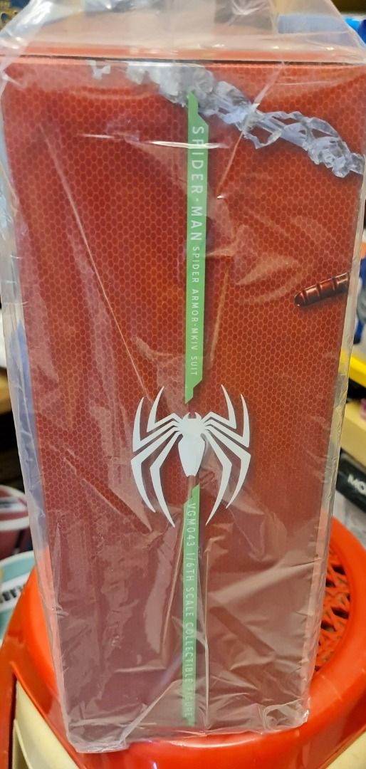 HOT TOYS MARVEL SPIDER MAN SPIDER MAN ARMOR MK IV SUIT MISB BEFORE 14 5K NOW 10K LAST