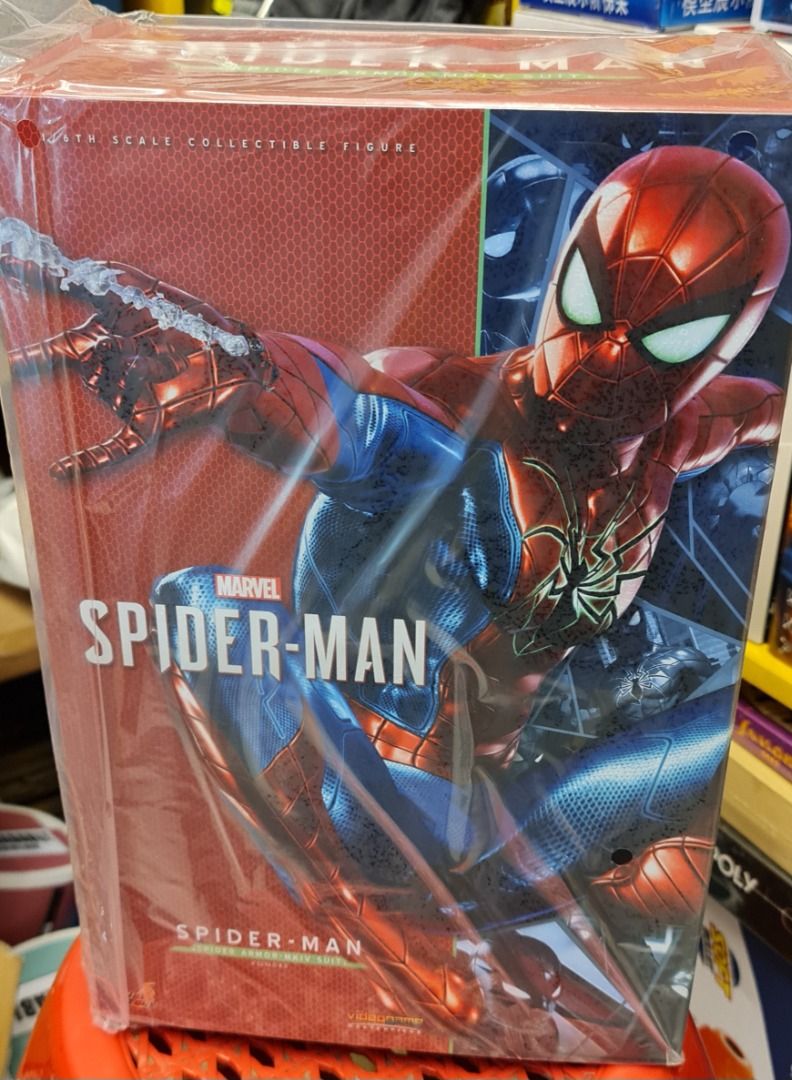 HOT TOYS MARVEL SPIDER MAN SPIDER MAN ARMOR MK IV SUIT MISB BEFORE K NOW K LAST