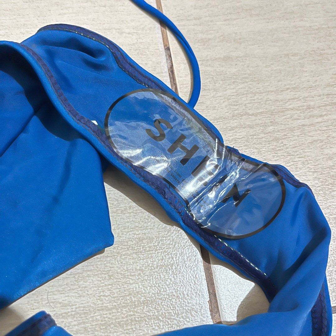 SHEIN ROYAL BLUE CLASSIC ONE PIECE BIKINI On Carousell