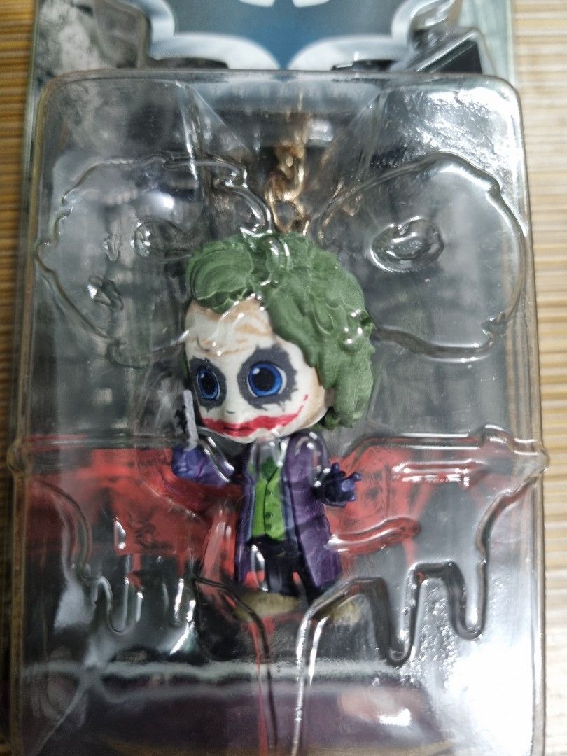Hot Toys DC Cosbaby The Dark Knight Trilogy Batman And Joker Keychains On Carousell