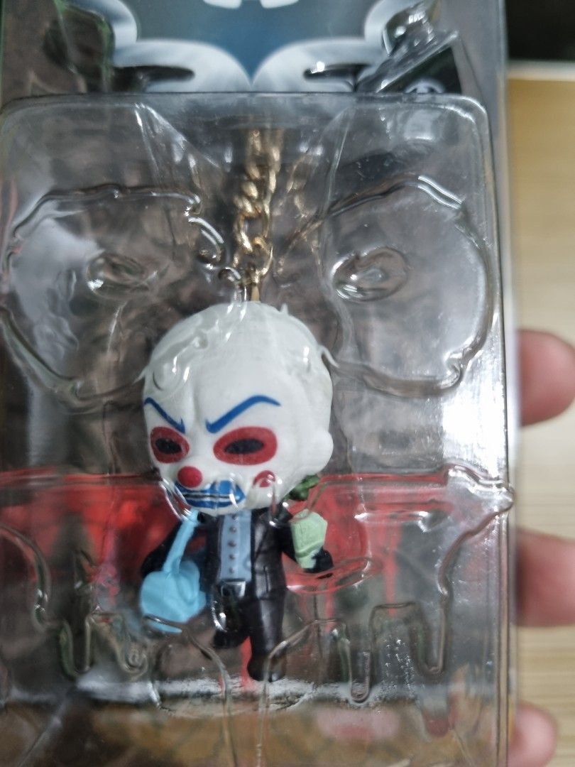 Hot Toys DC Cosbaby The Dark Knight Trilogy Batman And Joker Keychains On Carousell