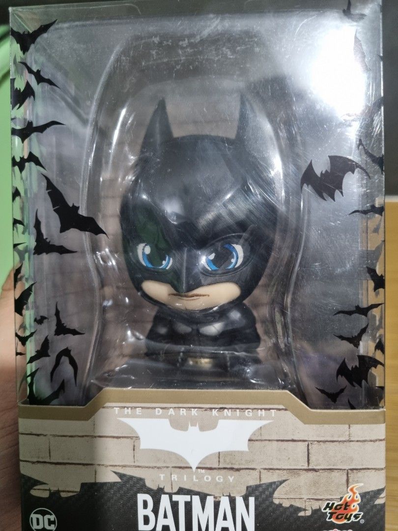Hot Toys DC Cosbaby The Dark Knight Trilogy Batman And Joker Keychains On Carousell