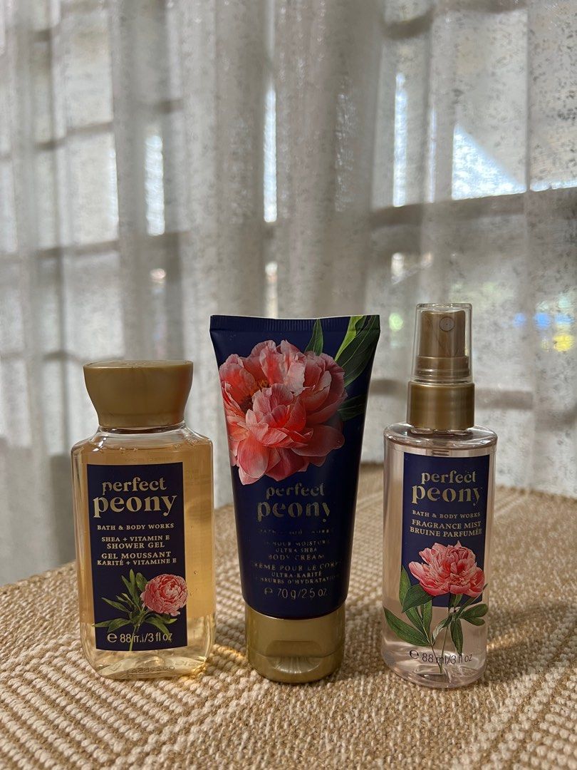 Bbw Perfect Peony Gift Set Beauty Personal Care Bath Body Body