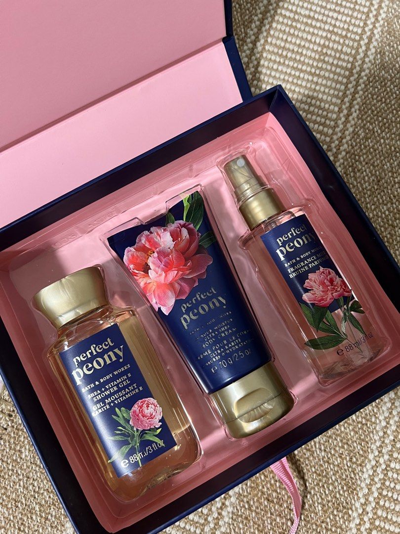 Bbw Perfect Peony Gift Set Beauty Personal Care Bath Body Body