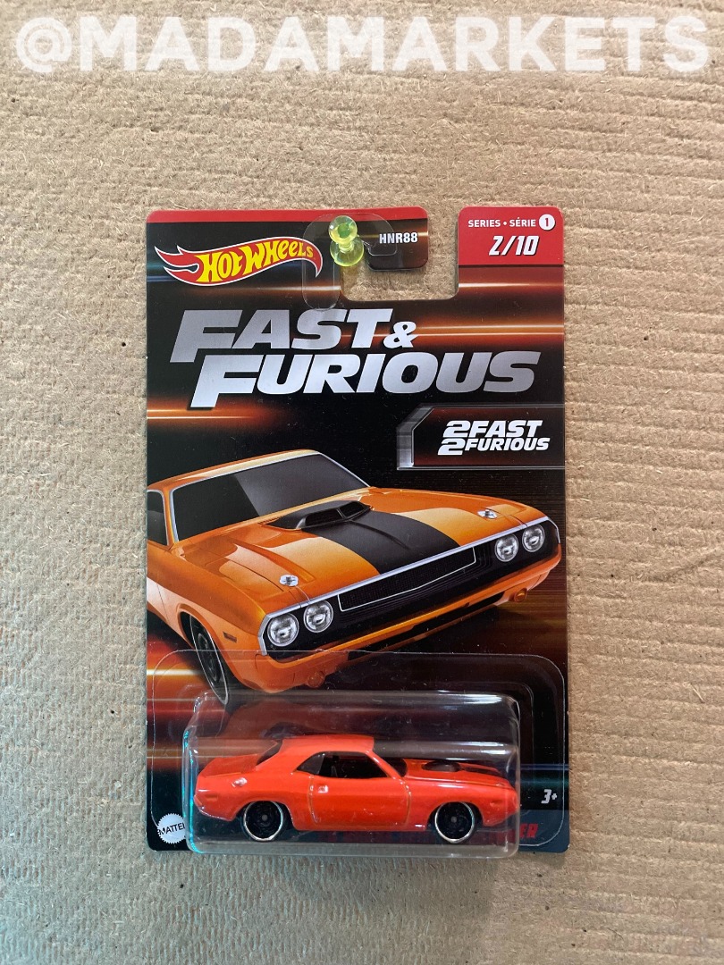 HOT WHEELS FAST FURIOUS SERIES FAST FURIOUS DODGE HEMI CHALLENGER HNR On Carousell