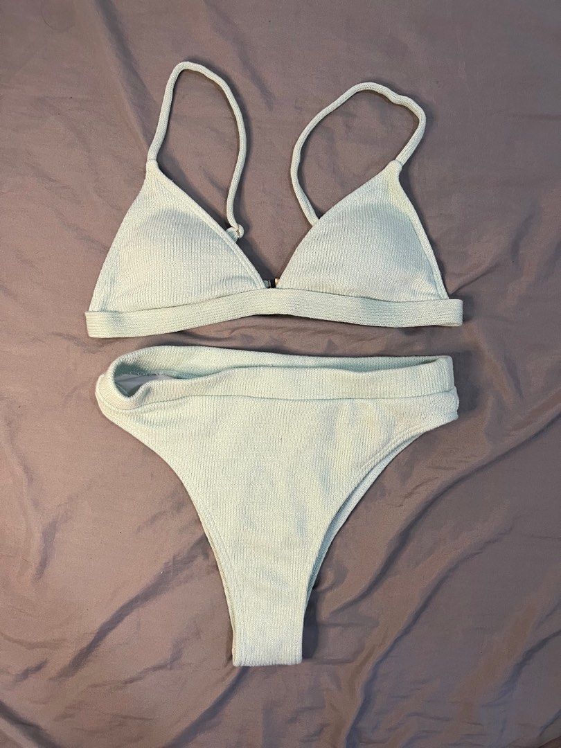 High Waist Cut Bikini Women S Fashion Swimwear Bikinis Swimsuits On Carousell