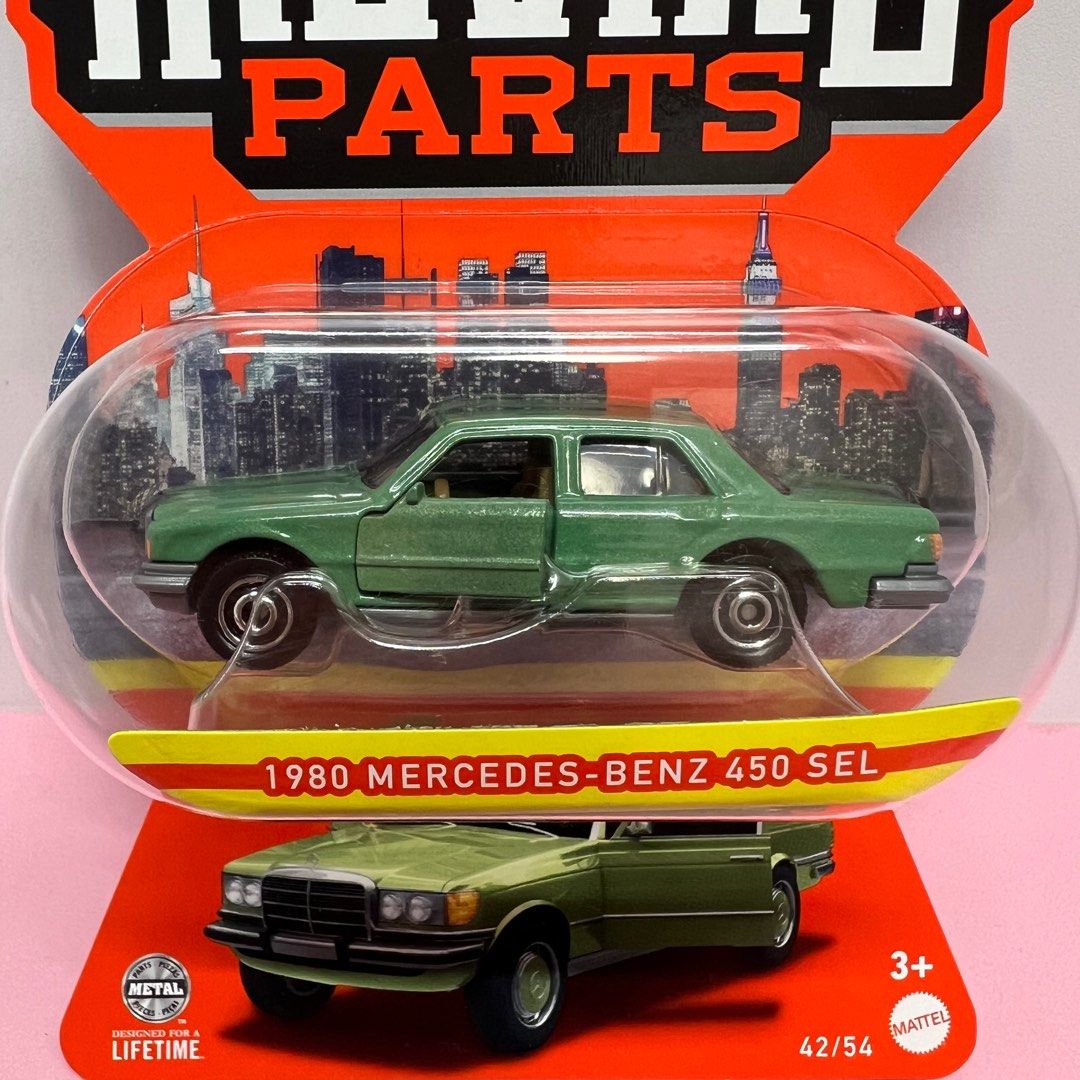 MATTEL MATCHBOX MBX MOVING PARTS MERCEDES BENZ SEL 火柴盒 Hot Wheels Hotwheels
