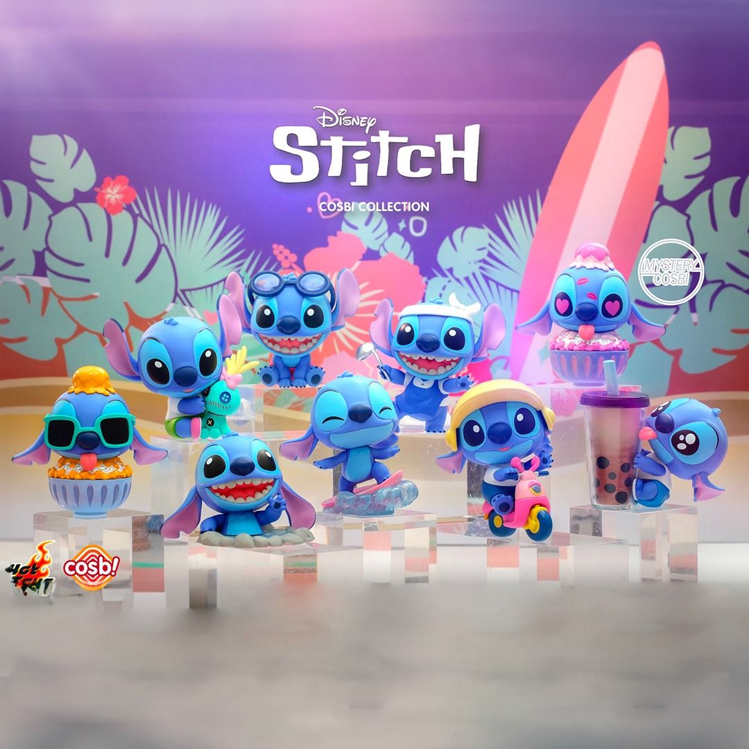 Po Hot Toys Stitch Embraces The Summer Weather Blind Box Boxes Hobbies Toys Toys