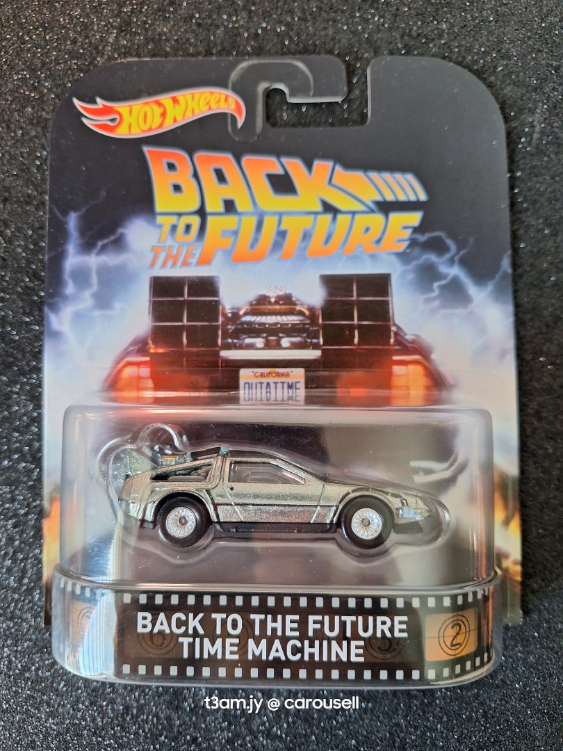 Hot Wheels Back To The Future Time Machine 2016 Retro Entertainment Series BTTF Hobbies Toys
