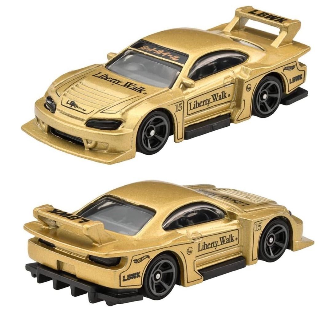 Hot Wheels LBWK Liberty Walk LB Super Silhouette Nissan Silvia S15 Gold Mainline Chase Premium