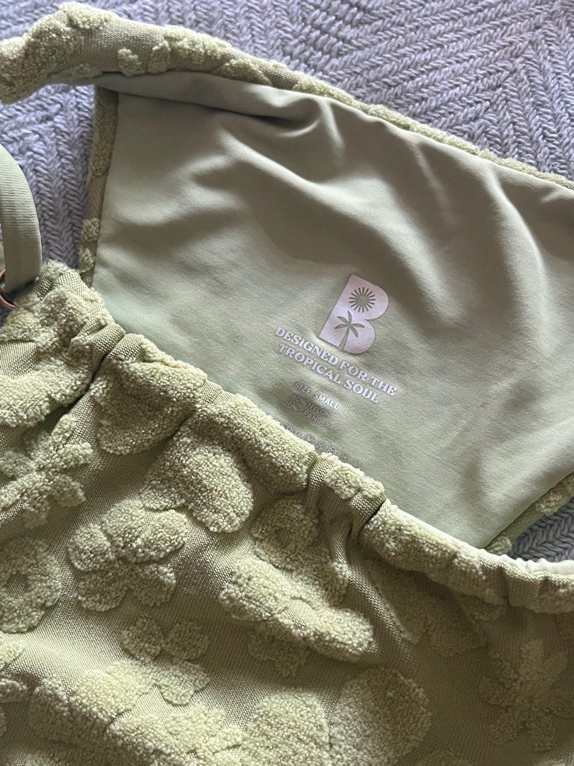 Blackbough Maddy Bikini Set Matcha Jacquard On Carousell