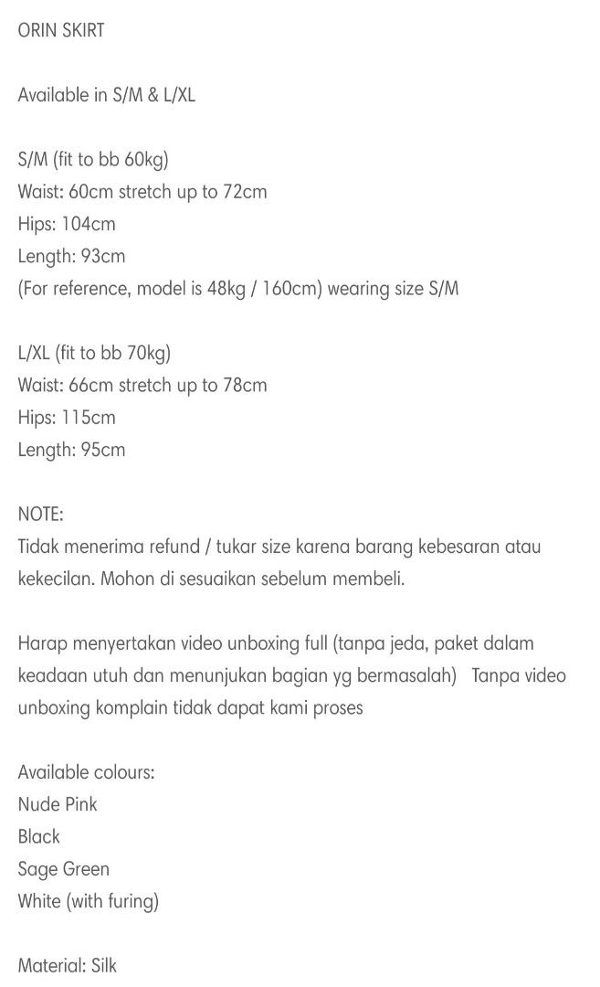 Orin Skirt Nude Pink Fesyen Wanita Pakaian Wanita Bawahan Di Carousell