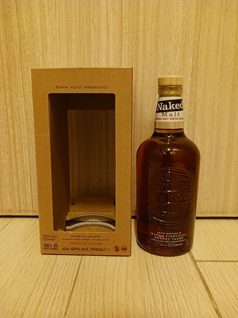 裸鑽 初次雪莉桶調和威士忌 Naked Malt Extra Matured in First Fill Sherry Cask Blended Scotch Whisky 威士忌 Naked