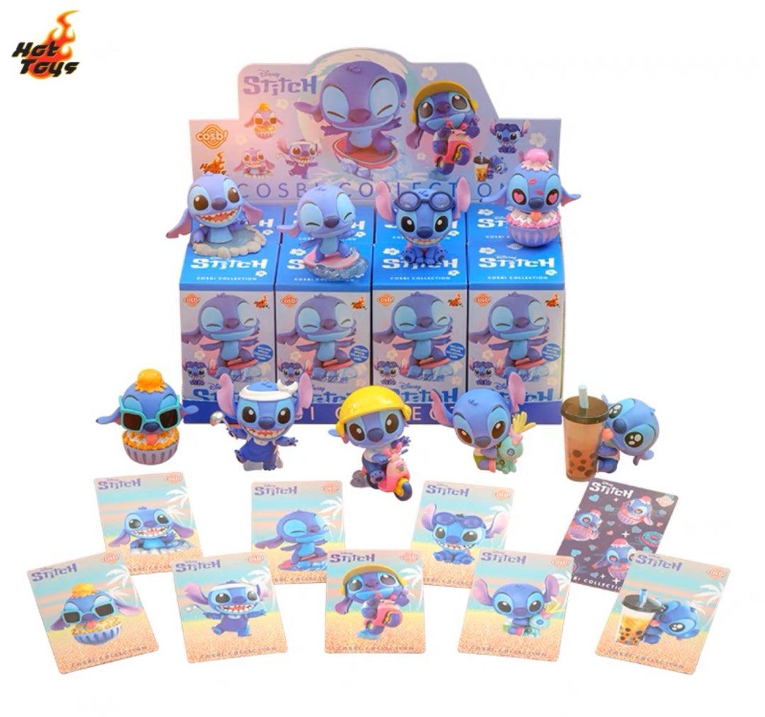Ready Stock Hot Toys Disney Stitch Cosbi Collection Set Of 8 Hobbies Toys Toys Games On