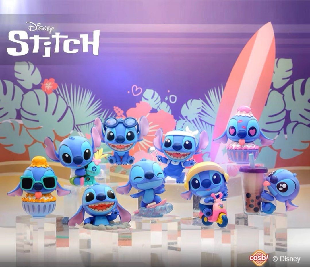 Ready Stock Hot Toys Disney Stitch Cosbi Collection Set Of Hobbies Toys Toys Games On