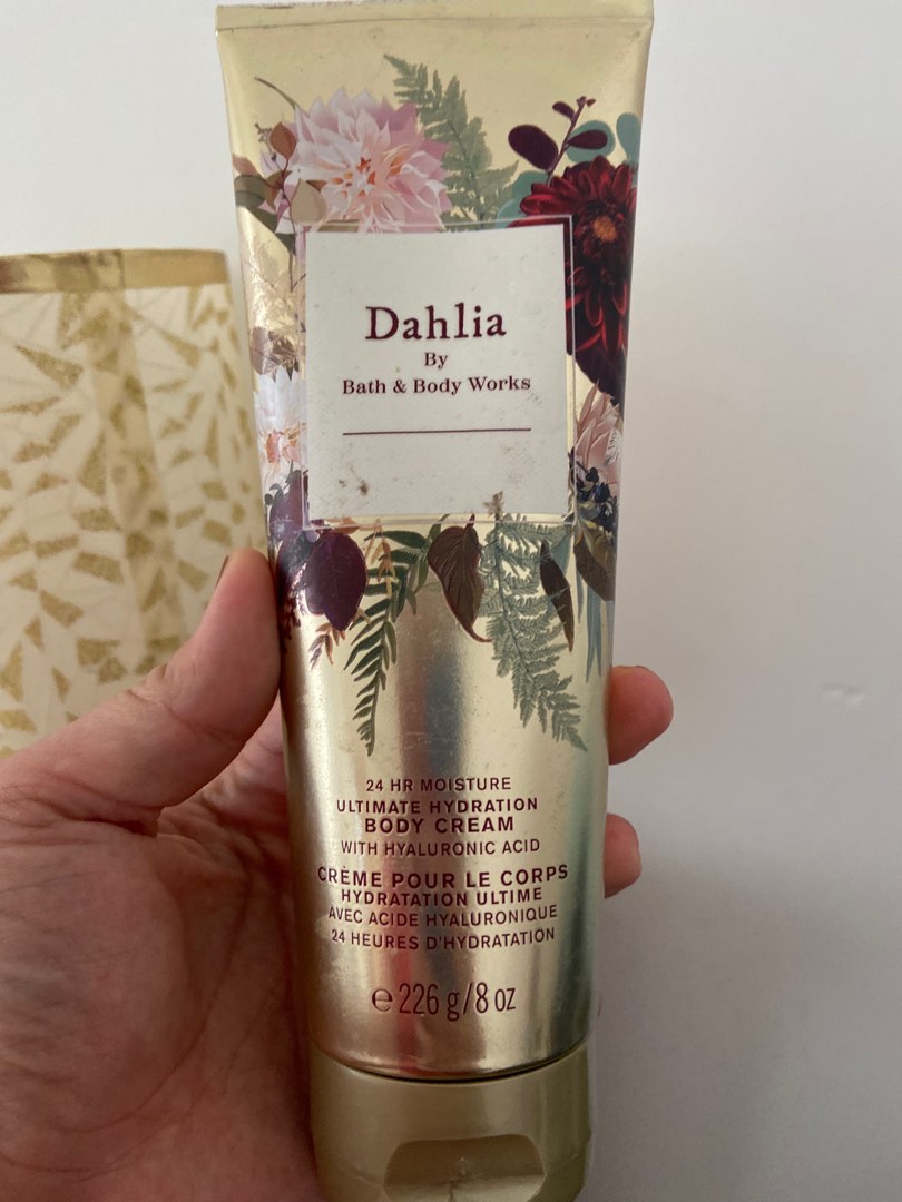 Bbw Dahlia Body Cream Used Beauty Personal Care Bath Body
