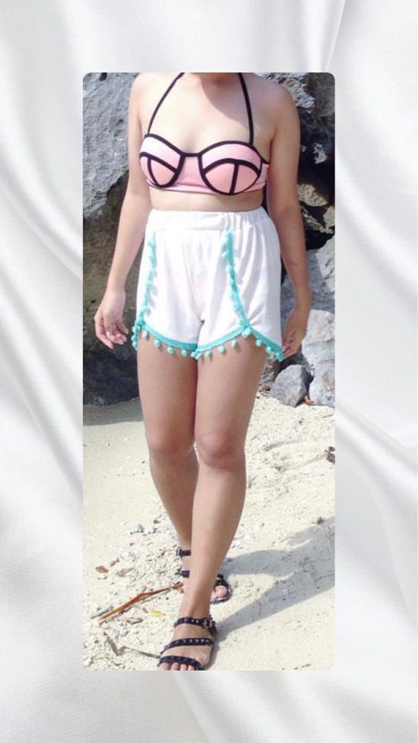 TRIANGL BIKINI TOP AND BOTTOM BABY PINK On Carousell