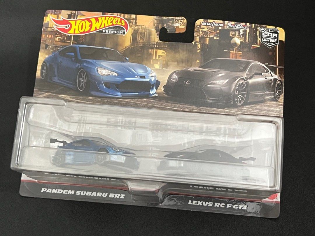 HOT WHEELS Premium Twin Pack Pandem Subaru BRZ Lexus RC F GT3 Hobbies Toys Toys Games