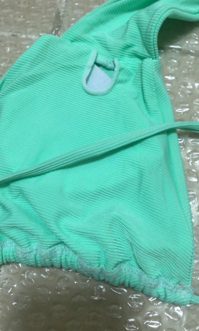 Zaful Mint Green Two Piece Bikini On Carousell