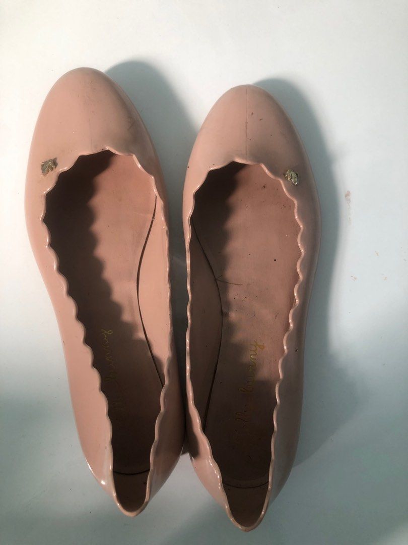 Jelly Bunny Nude Flats Women S Fashion Footwear Flats On Carousell