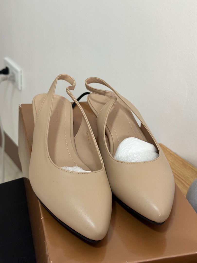 Parisian Nude Slingback On Carousell