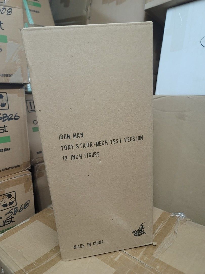 Hottoys Hot Toys Tony Stark Mech Test Version Ironman Iron Man Carousell