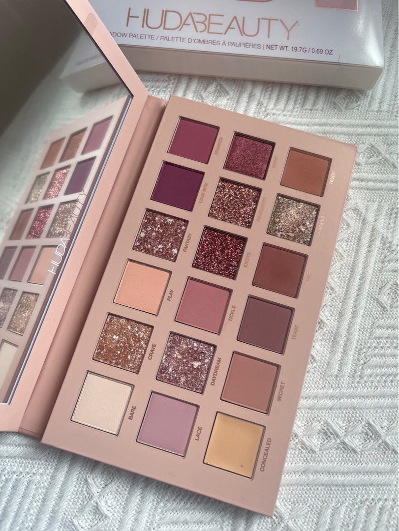 Huda Beauty Nude Eyeshadow Palette Beauty Personal Care Face