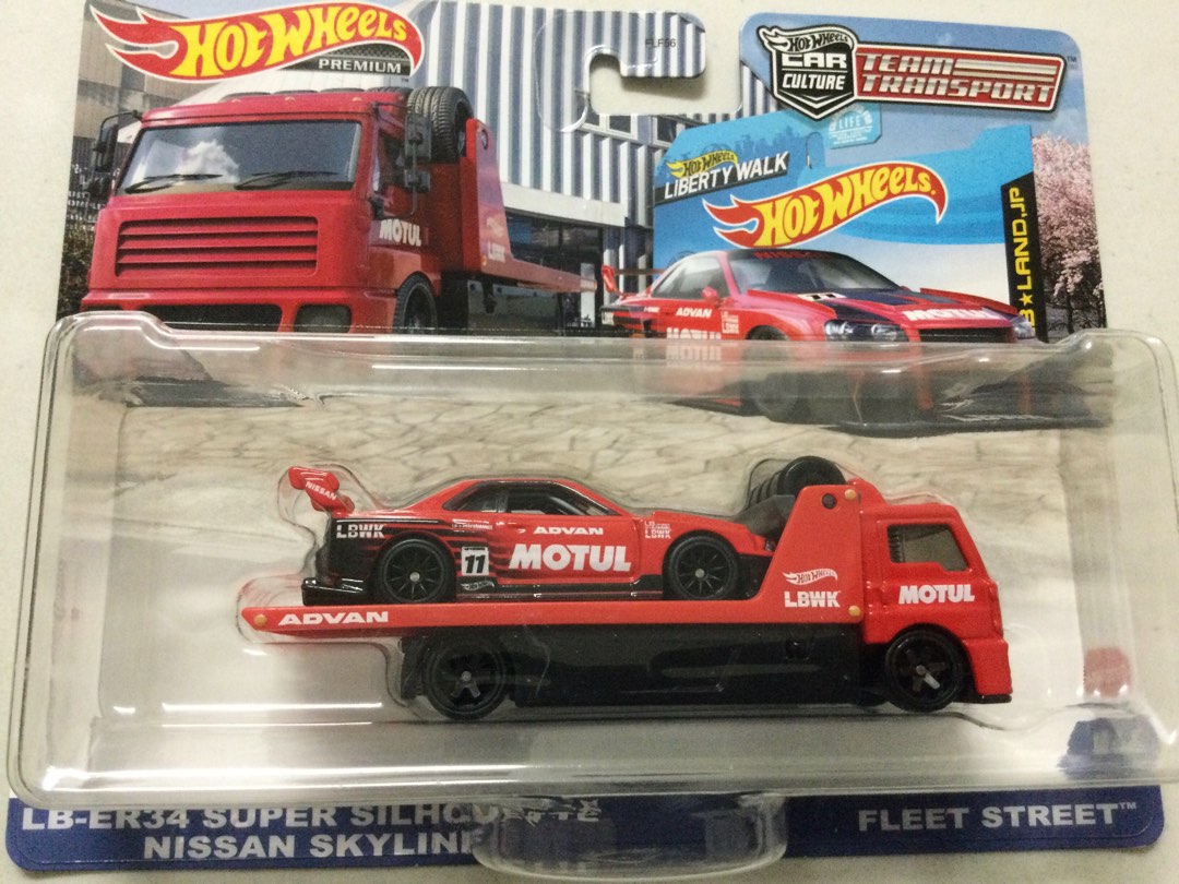 Hot Wheels Hotwheels LBWK LB ER34 Super Silhouette Nissan Skyline Team Transport Hobbies Toys