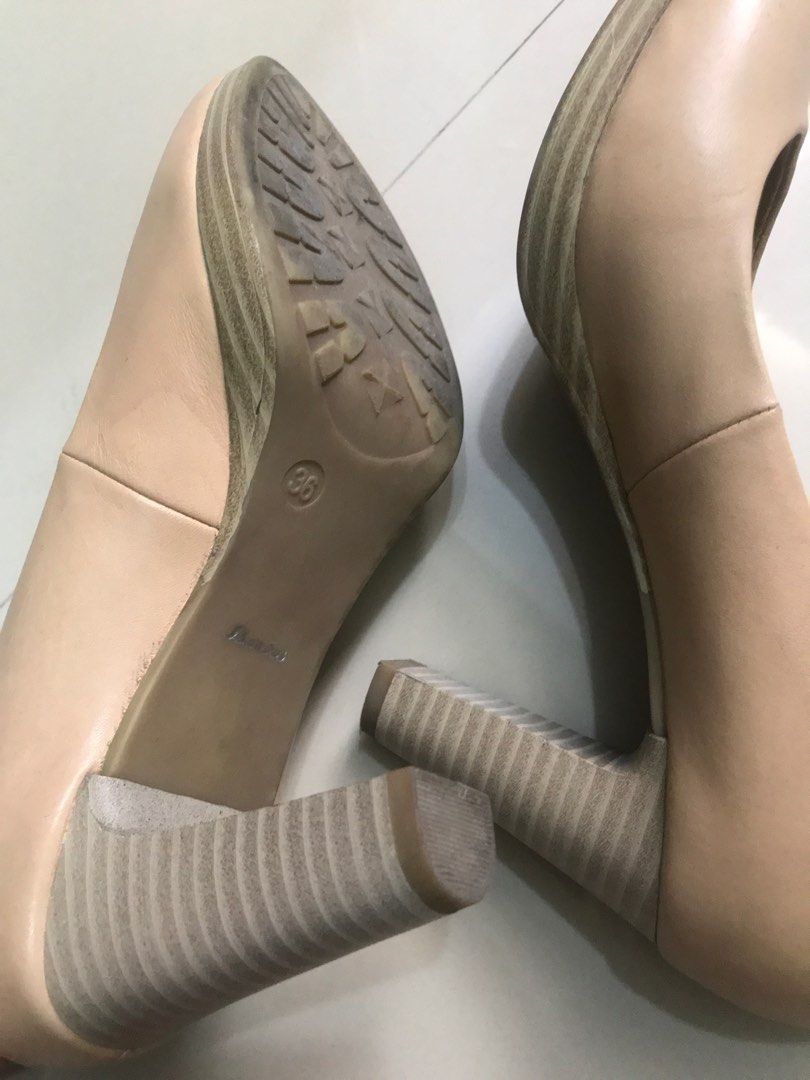 Shipping Fee Included Nude Cone Heels Inch Heels Women S Fashion