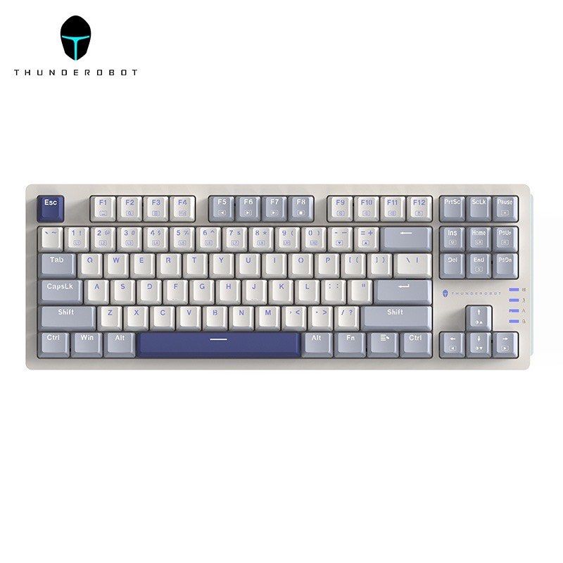 Thunderobot K Wired Mechanical Keyboard Hot Swappable Gaming Keyboard Pbt Keycaps Red Switch