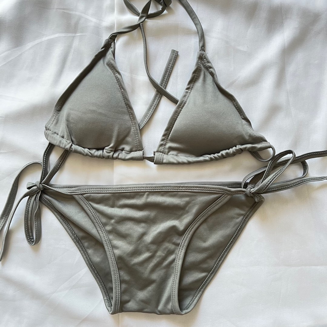 Piece Olive Green Bikini On Carousell